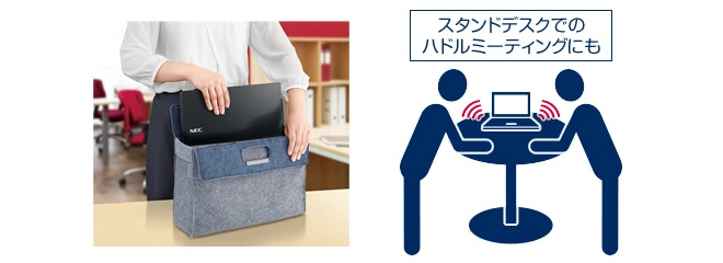 スリムベゼル使用イメージ