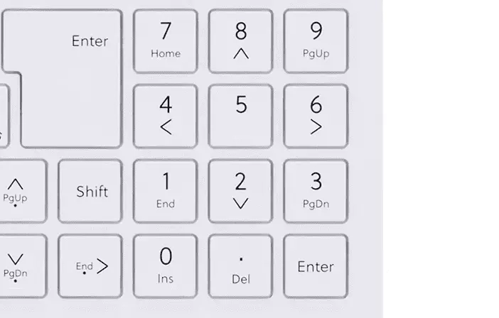 数値入力が快適なテンキー